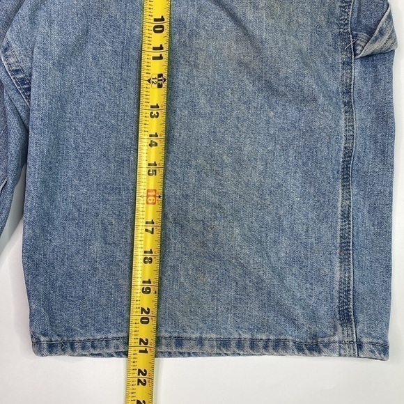 Vintage Lee Dungarees Carpenters Shorts Size 34 - Picture 3 of 13